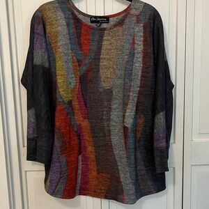 Clara Sunwoo Multicolor Abstract Top